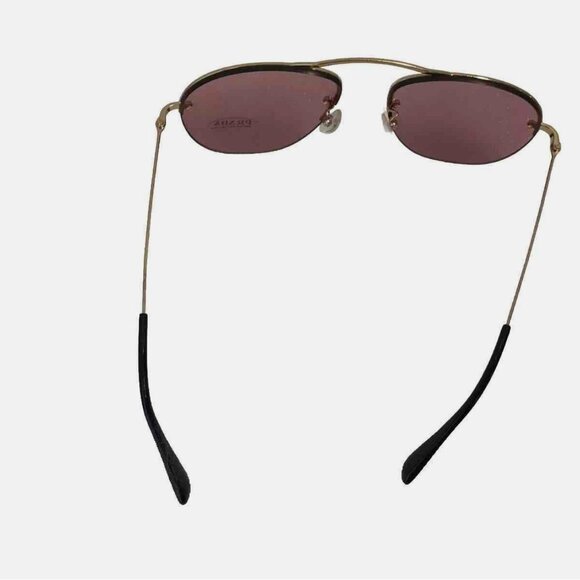 Prada Sunglasses Gold Frame Lavender Lens RARE